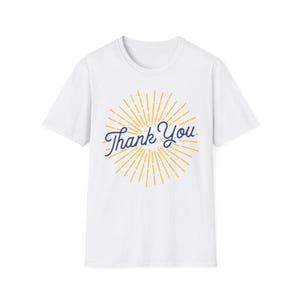 Thank You Sunny Vibes Unisex T-Shirt, Casual Gift, Inspirational Tee, Everyday Comfort, Positive Affirmation Clothing