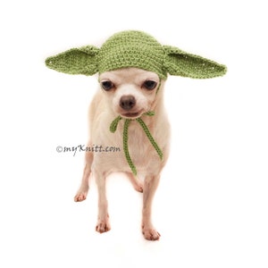 Funny Elf Hat for Dog Cat, Knight Warrior Cosplay Dog Costume, Chihuahua Costume, Puppy Costume, Cat Hat Crochet by Myknitt - Free Shipp