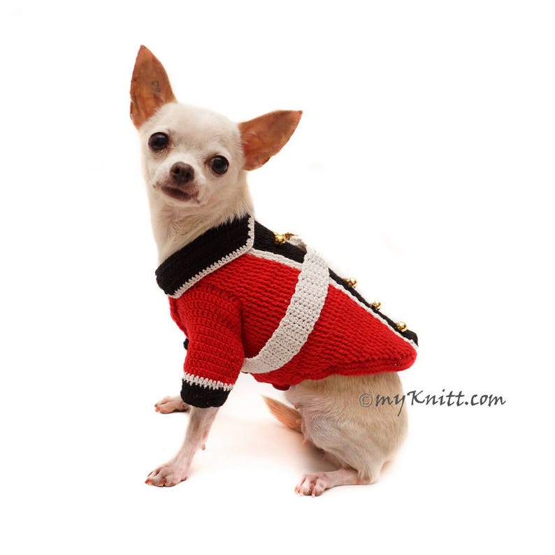 British Red Coat Army Dog Costume Funny Pet Costume Etsy