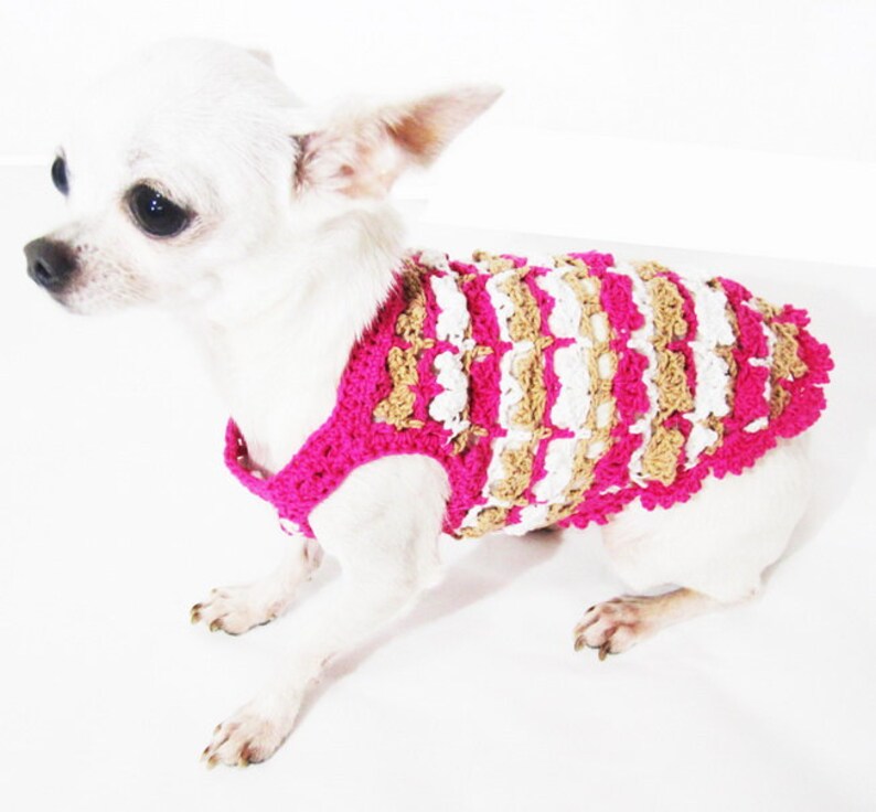 Teacup Dog Clothes Pink Dog Clothes Dachshund Clothes Cat Etsy