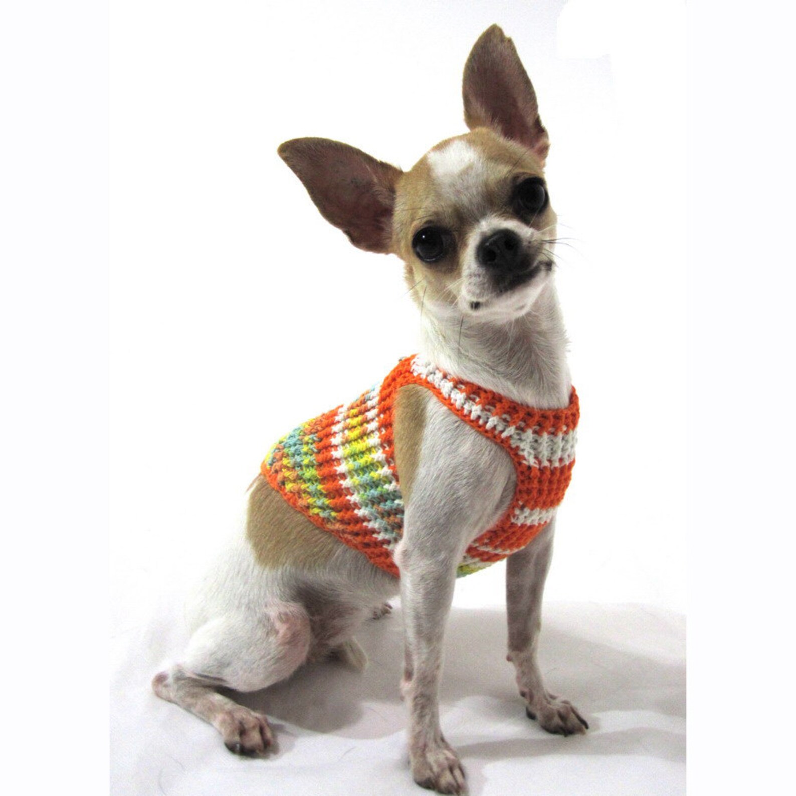 Bohemian Soft Dog Harness Designer Pet Sweater Teacup Etsy