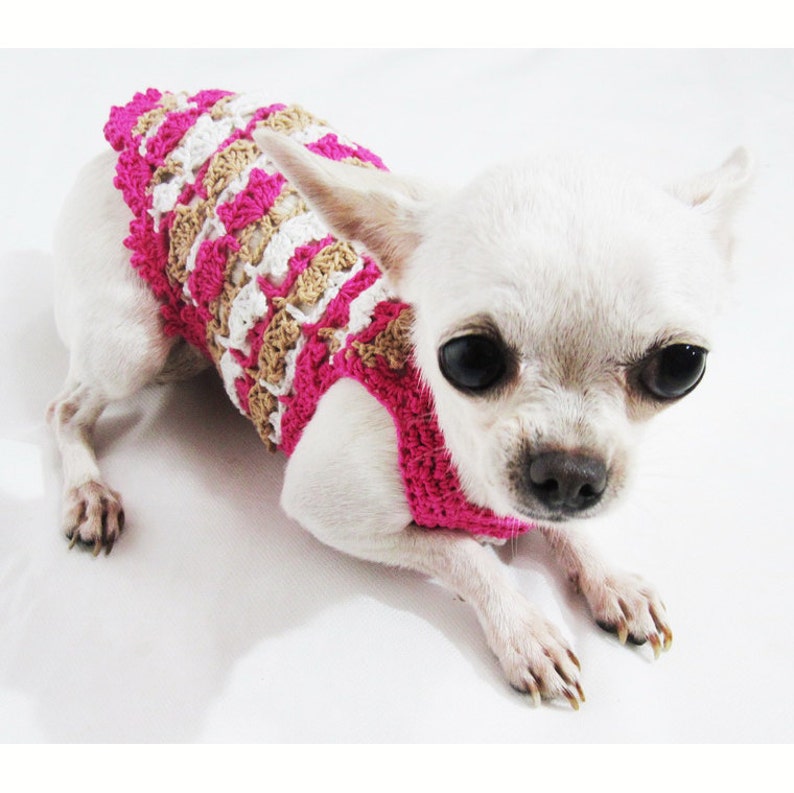 Teacup Dog Clothes Pink Dog Clothes Dachshund Clothes Cat Etsy