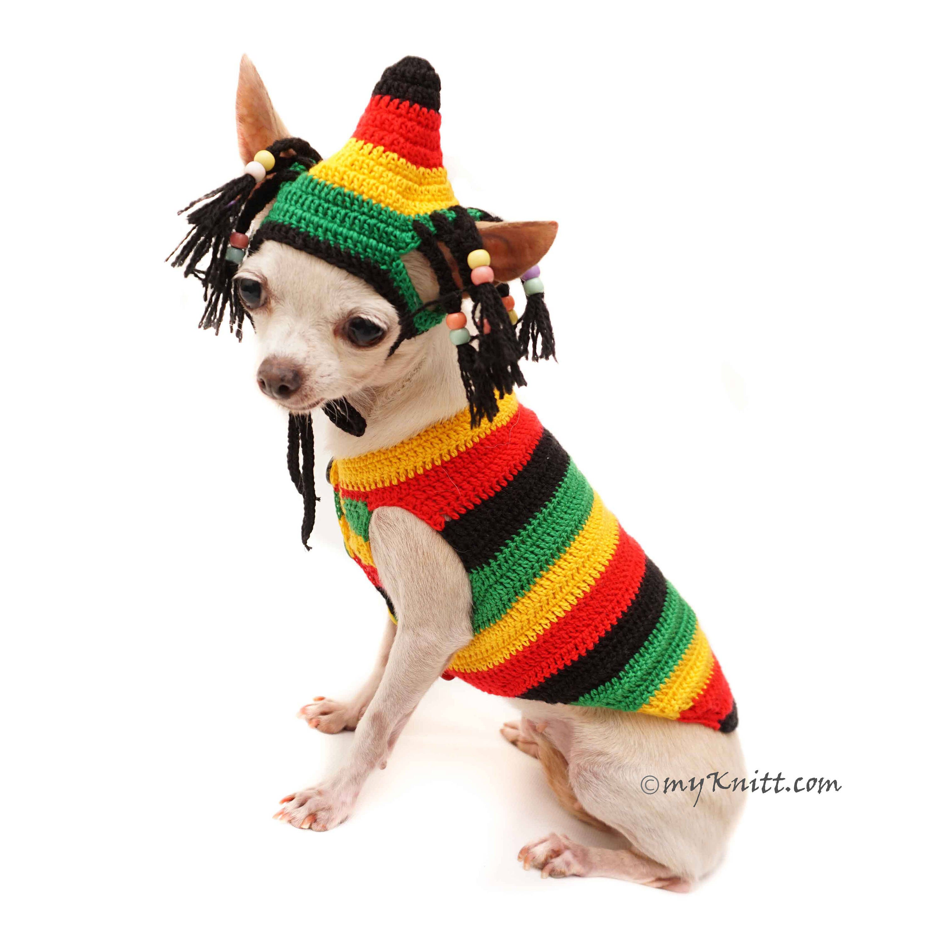 Rasta Mania Dog Costumes Rastafarian Hat Rasta Hat Rasta Etsy