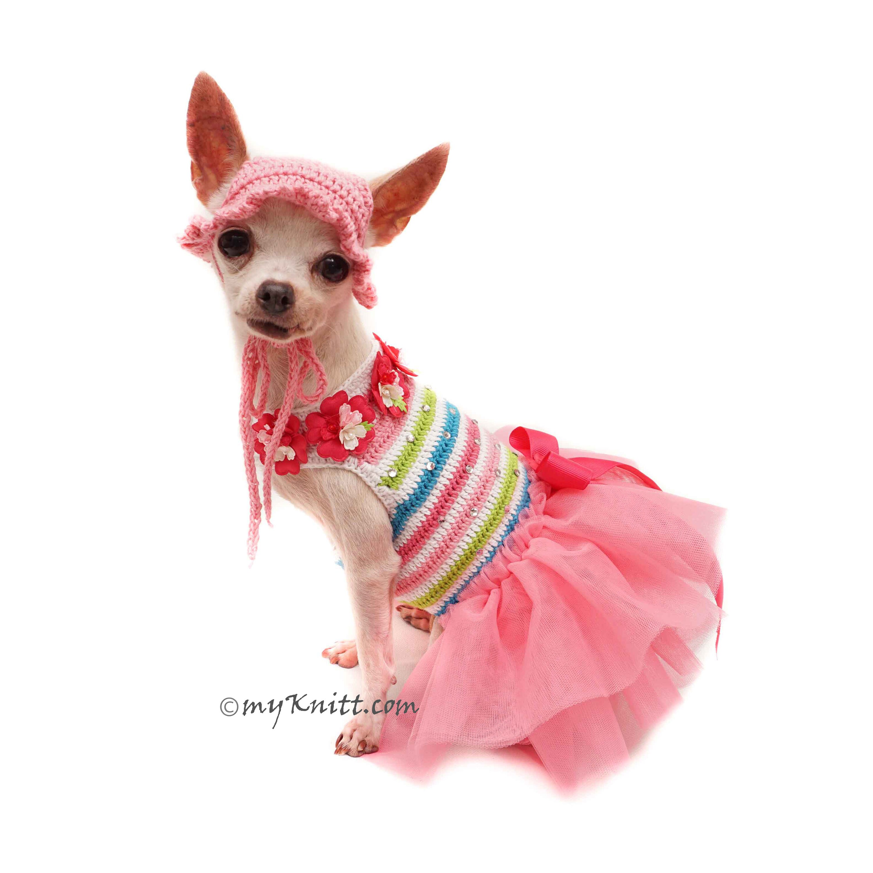 pink dog tutu