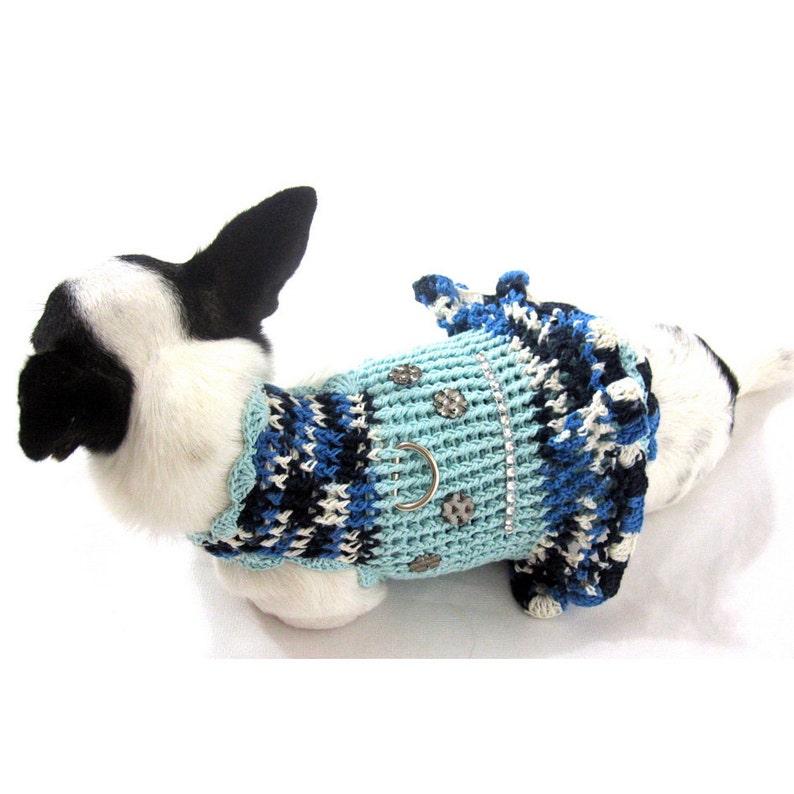 Dog Dress XXS Blue Blingbling Pet Clothing Teacup Chihuahua Etsy