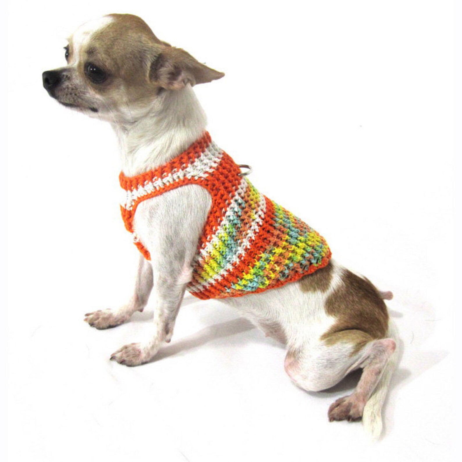 Bohemian Soft Dog Harness Designer Pet Sweater Teacup Etsy