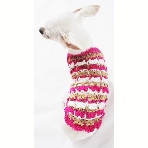 Teacup Dog Clothes Pink Dog Clothes Dachshund Clothes Cat Etsy