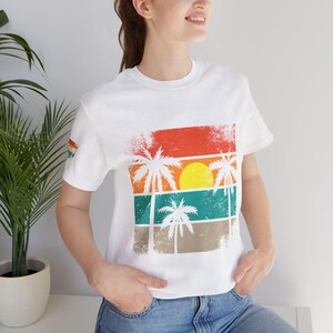 Nature Inspired T-Shirt, Trees and Sky Tee, Outdoor Graphic Shirt, Earth Day Apparel, Botanical Garden Top