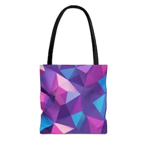 Purple Tote Bag - Stylish Fashion Carryall, Reusable Shopper Bag, Eco-Friendly Grocery Tote, Gift for Purple Lovers, Purple Accessories