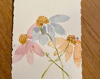 Custom Watercolor Flower