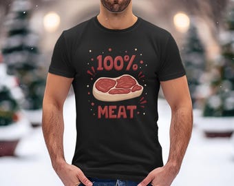 Fleisch Liebhaber T-Shirt, lustiges Shirt, Steak Geschenk, trendiges T-Shirt, BBQ Shirt, Grill Meister