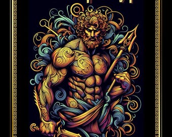 Mitología griega: Libro para colorear para adolescentes y adultos (Leyendas en color)