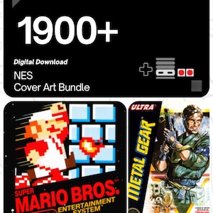 Nintendo NES Box Art Collection – 1900+ | Digital nedladdning | Spelomslag