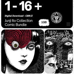 Junji Ito Komplette Kollektion | Horror Manga Vol. 1 - 16 + Bonus Archiv | CBR Digital Download