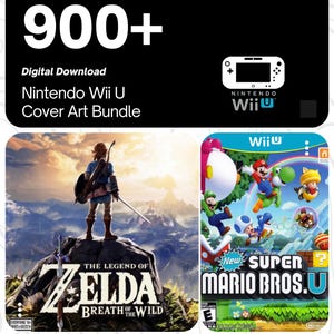 Colección de carátulas para Nintendo Wii U – Más de 900 / Descarga digital / Imprimible