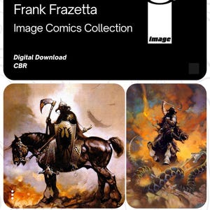 Frank Frazetta Complete Image Comics Digital Collection | 22 Volumes | CBR Digital Download