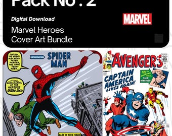 Marvel Heroes Art Collection – 25 Iconic Comic Book Covers