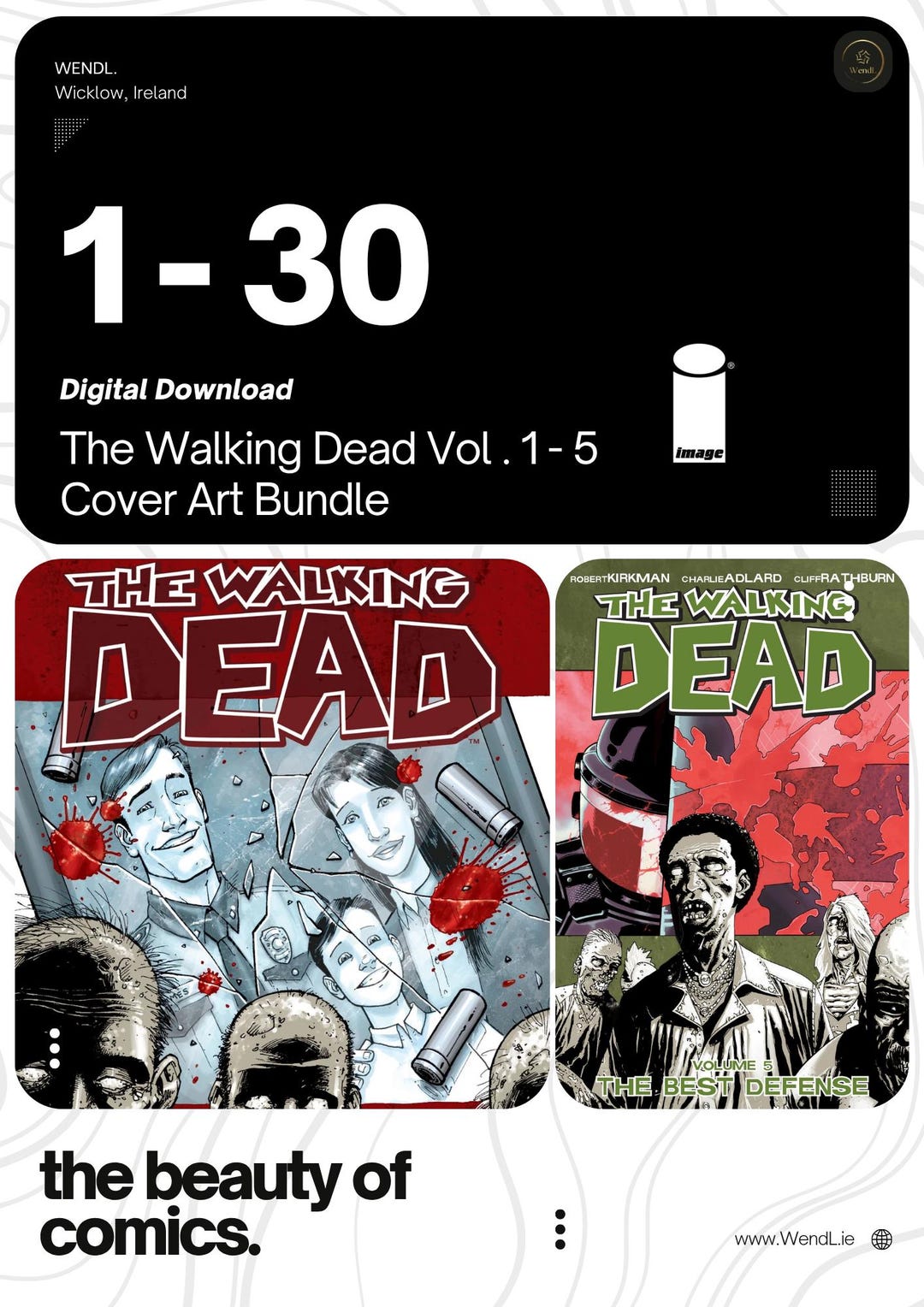 The Walking Dead Vol. 1–5 Issues 1–30 Cover Art Collection | Digital ...