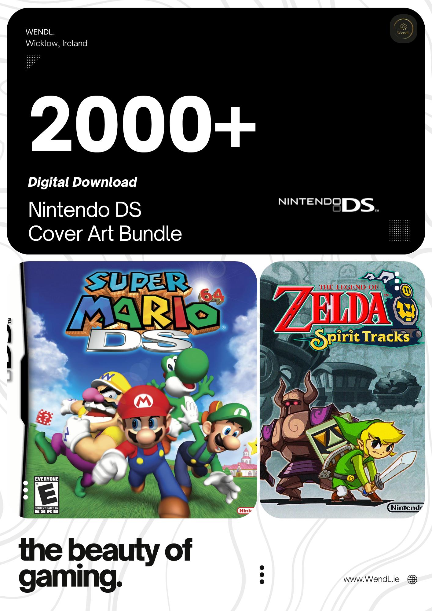 Nintendo DS Box Art Collection – 2000+ | Front and Back Game