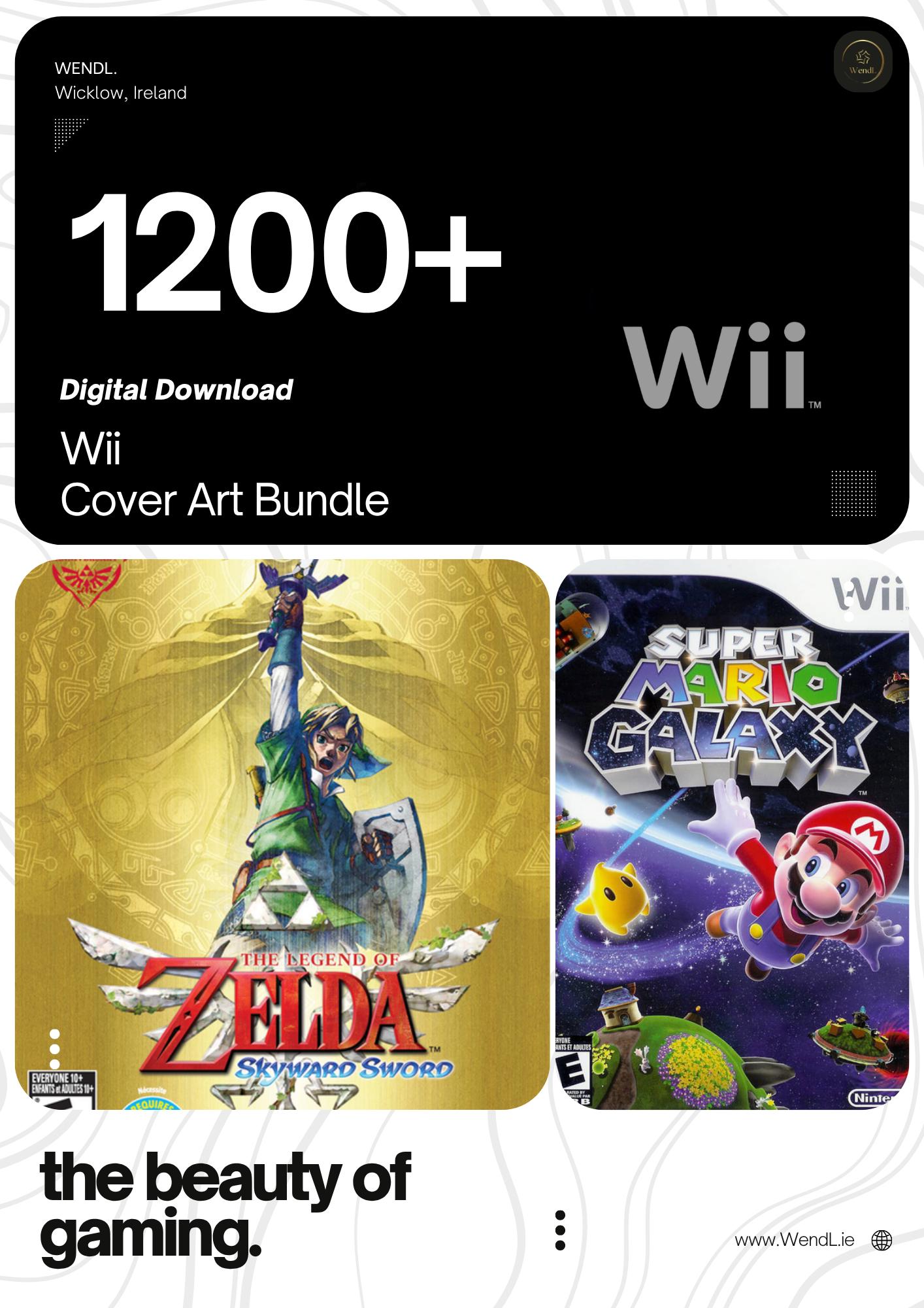 Nintendo Wii Box Art Collection – 1200+ | Front and Back Game