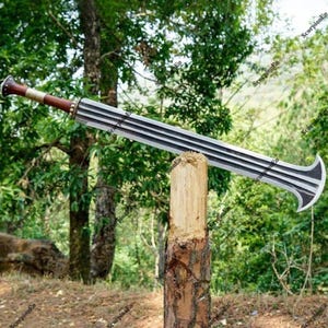 Hand Forged  Konda Sword: Functional 5160 Carbon Steel, 38&quot; Collectible  replica