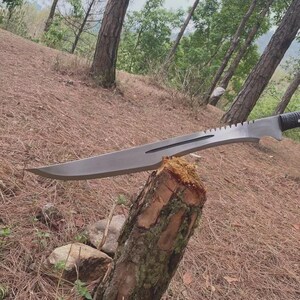 Handgeschmiedetes Wikingerschwert aus Kohlenstoffstahl 1095 | Jagdschwert Camping | Geschenke für Ihn Bild 3