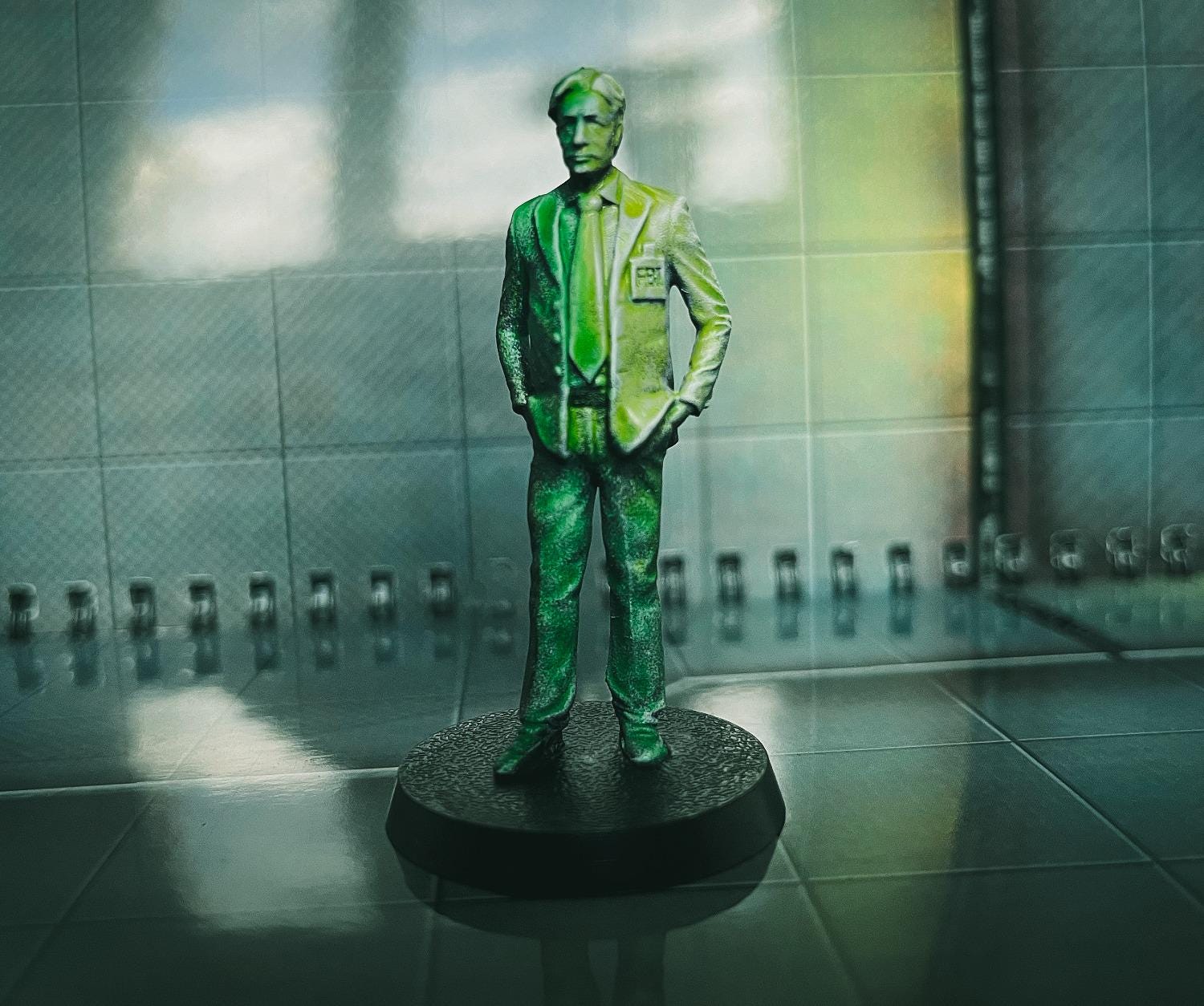 フォックス・モルダー X-ファイル 彫刻 – 54 mm スケール 3D プリント