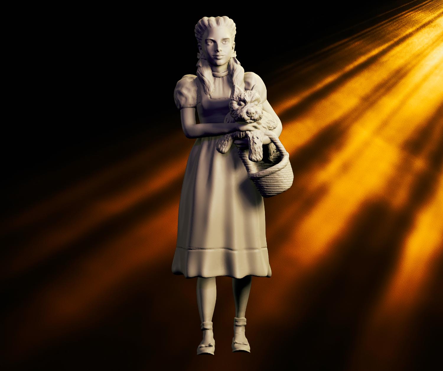 Figurine Résine 1/24 Le Magicien D'Oz - Kit Non Assemblé Non Peint, à Monter Et Peindre Soi-même