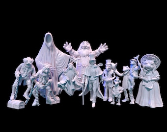 Muppet Christmas Carol Miniature STL Set – 54mm Scale 3D Printable (Digital Files)