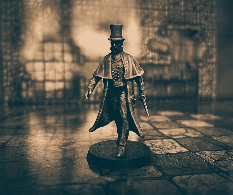 Jack Ripper Figure Jack the Ripper Sculpture – 54mm Scale 3D Printable Miniature STL File ...