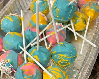 home made Strawberry Cake Pops