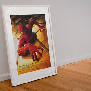 Spider-man 2002 poster, Spiderman with Tobey Maguire