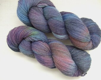 Hand Dyed 100% WOOL yarn set, 2 skeins - 300gr (2 x 150 gr).