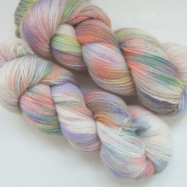 Hand Dyed 100% WOOL yarn set, 2 skeins - 300gr (2 x 150 gr).