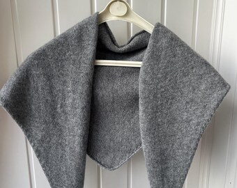 Hand Knitted MERINO WOOL SHAWL. 100% Merino wool
