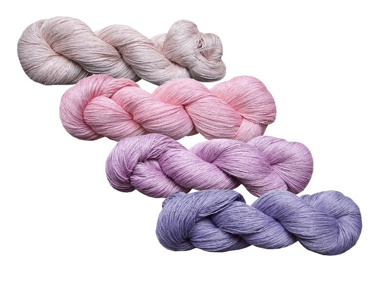 Crafts High quality 100/% LINEN yarn -Pure Linen Flax For All Purpose Use- Weaving 400gr 4 hanks x 100 gr Knitting Crocheting