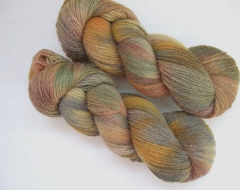 Hand Dyed 100% WOOL yarn set, 2 skeins - 300gr (2 x 150 gr).