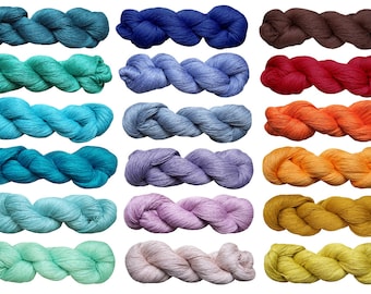 High quality 100% LINEN yarn, 1800gr (18 hanks x 100 gr).