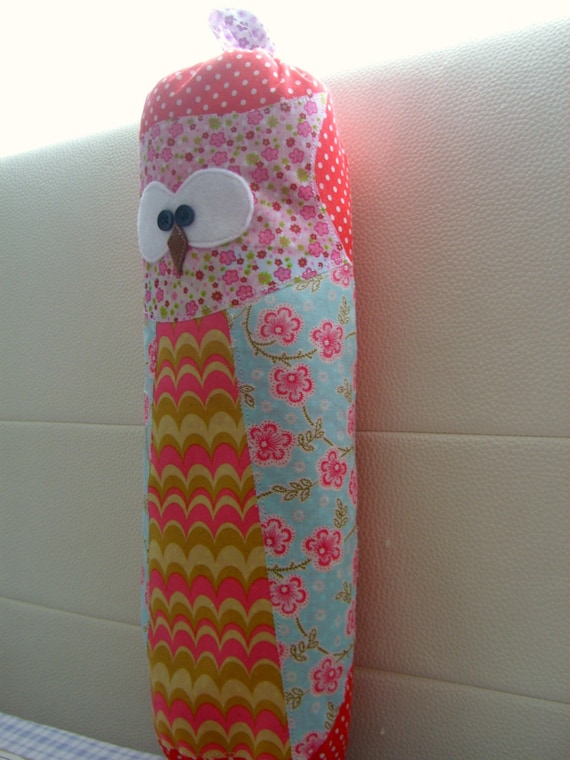 owl plastic bag holder