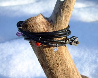 Wrap leather strap "Wrap it! Splitty"