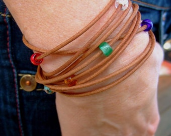 Wrap-Leather Bracelet "Rabbit"