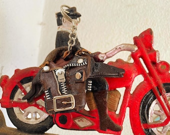 Special keychain "Leather Jacket" - a must for every motorcyclist!