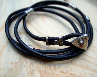 wrap leather bracelet "Wrap it!"