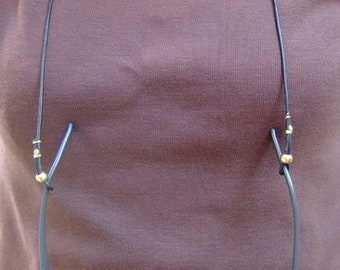 Leather glasses strap "Hold it!", holding strap, glasses strap