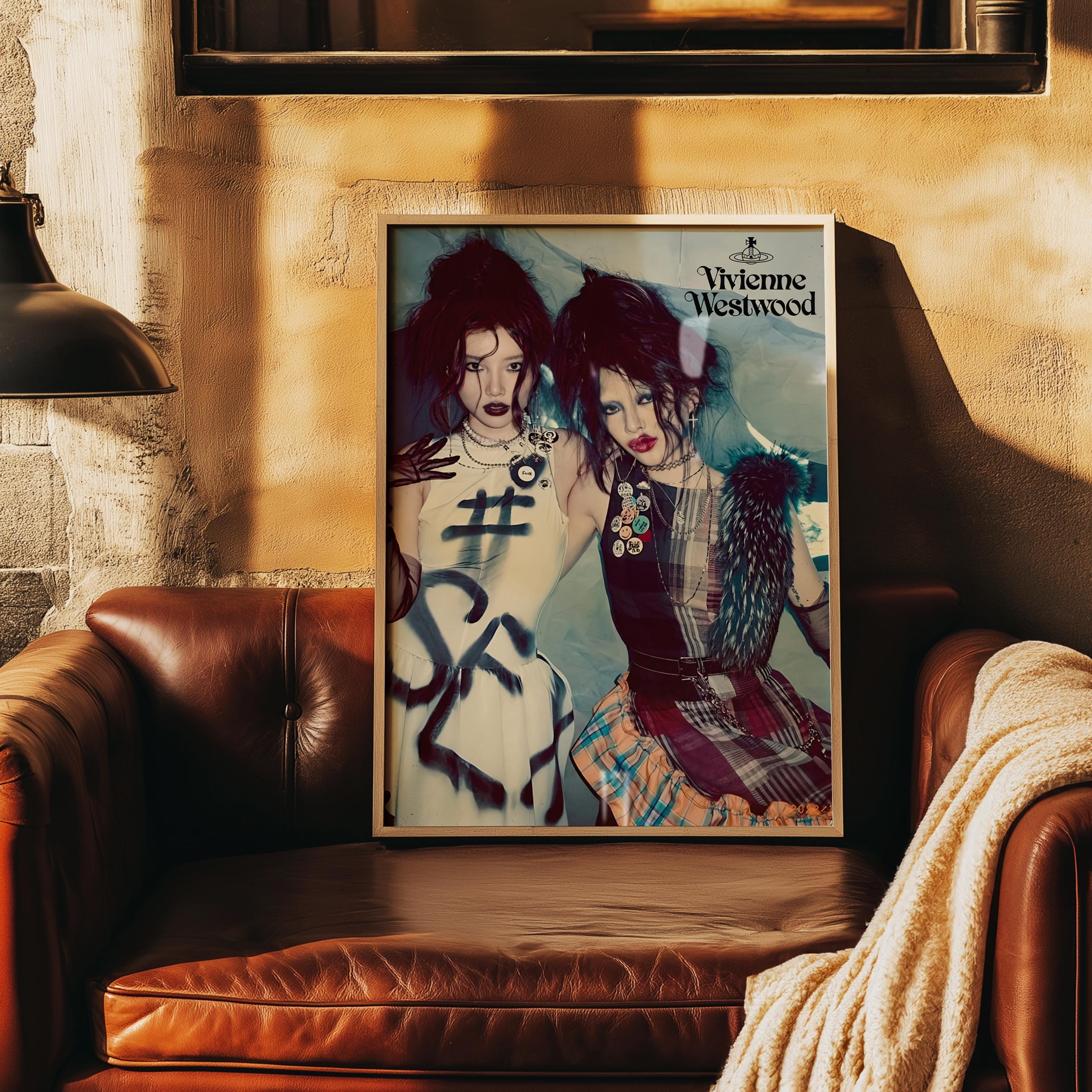 Vivienne Westwood Poster, Fashion Magazine Wall Art, Vintage
