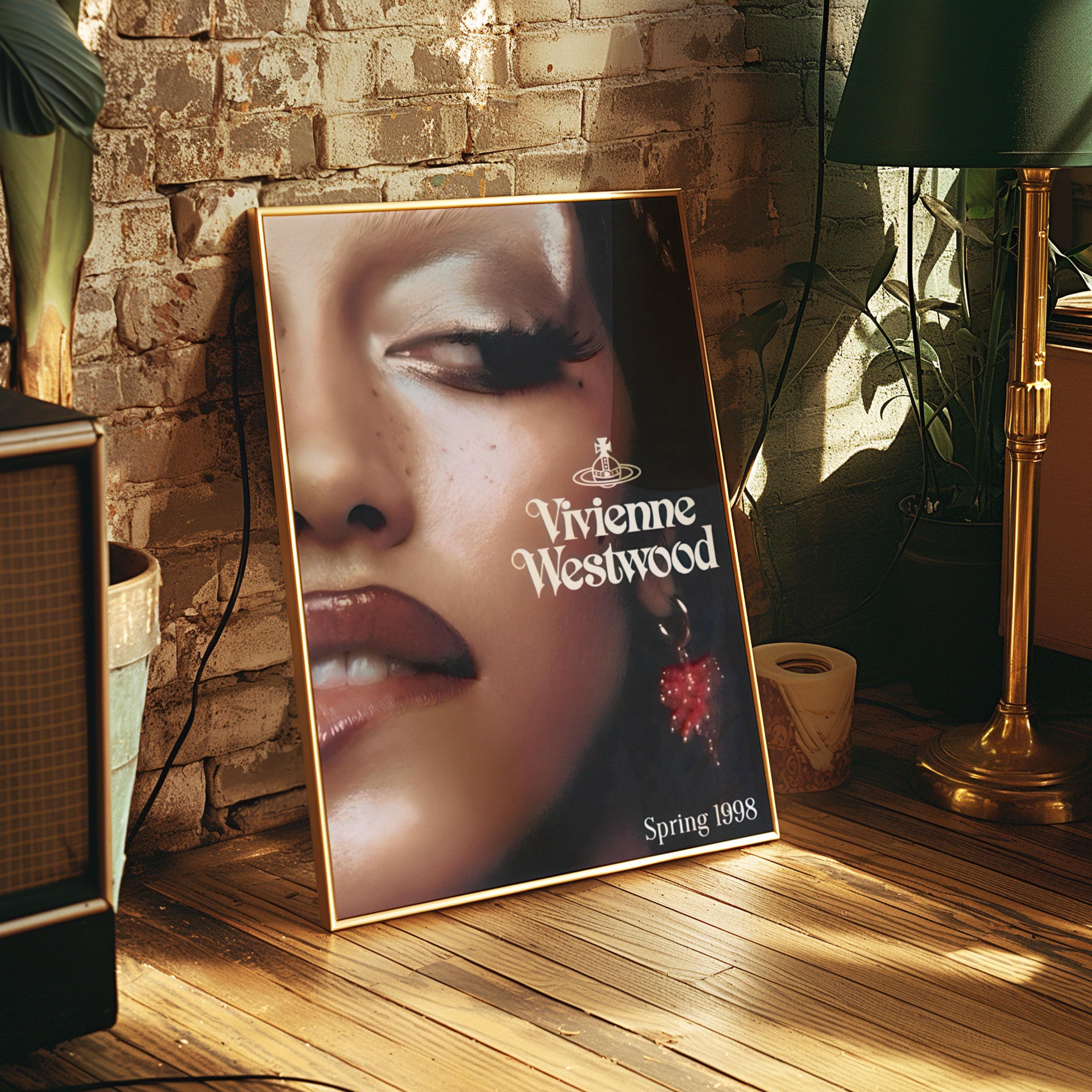 Vivienne Westwood Poster, Fashion Magazine Wall Art, Vintage
