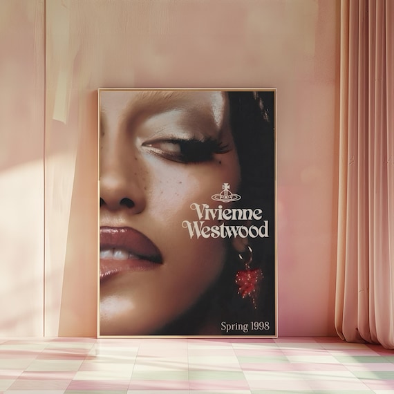 Vivienne Westwood Poster, Fashion Magazine Wall Art, Vintage