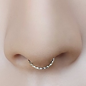 Septum Piercing 14K Gold Septum Ring Septum Piercings Septum Piercing Nose Septum Piercing Small Septum Piercing Jewlery Septum Jewelry