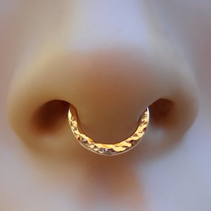Septum Piercing 14K Gold Septum Ring Septum Piercings Septum Piercing Nose Septum Piercing Small Septum Piercing Jewlery Septum Jewelry