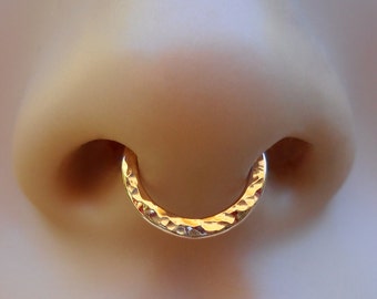Septum Piercing 14K Gold Septum Ring Septum Piercings Septum Piercing Nose Septum Piercing Small Septum Piercing Jewlery Septum Jewelry